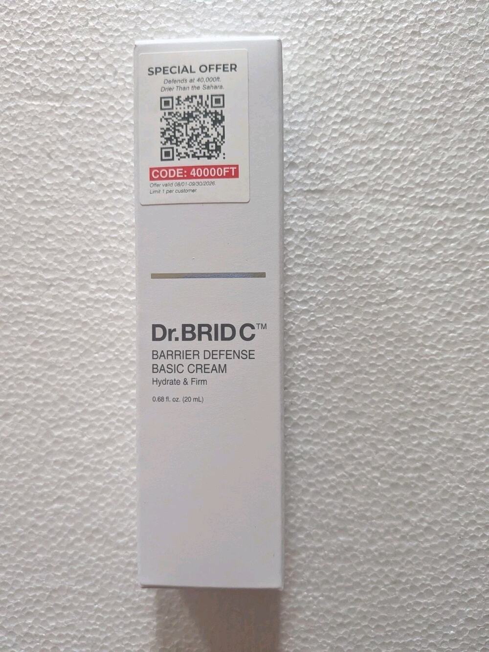 Vitabrid C12 Dr BRID C Barrier Defense Basic Cream 0.68oz 20ml K-Beauty NEW